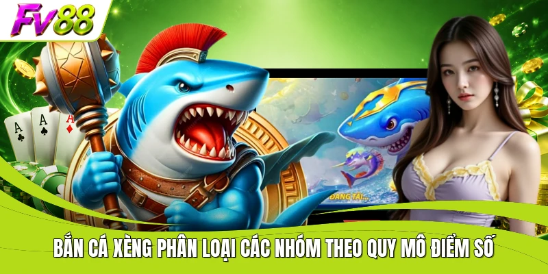 Bắn Cá Xèng phân loại các nhóm theo quy mô điểm số 