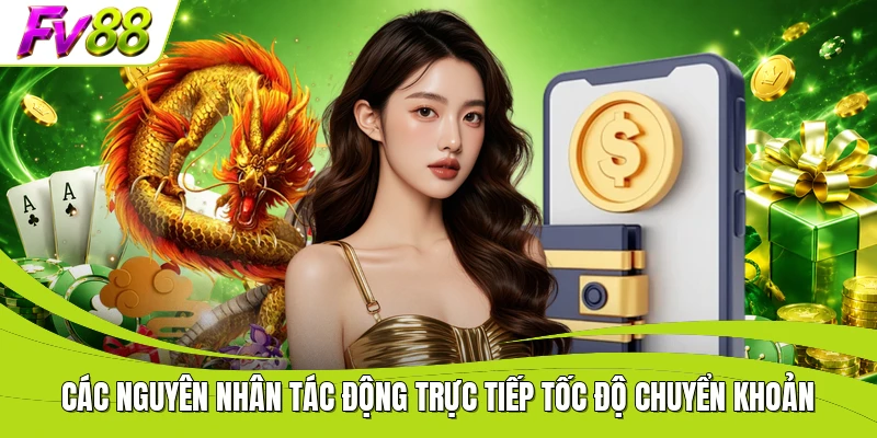 Các nguyên nhân tác động trực tiếp tốc độ chuyển khoản