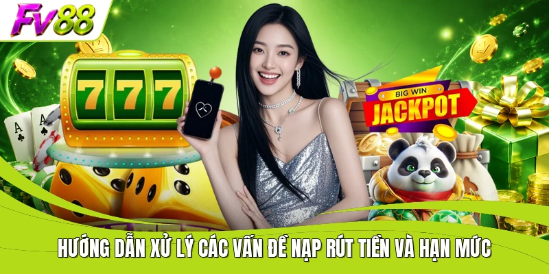 Hướng dẫn xử lý các vấn đề nạp rút tiền và hạn mức