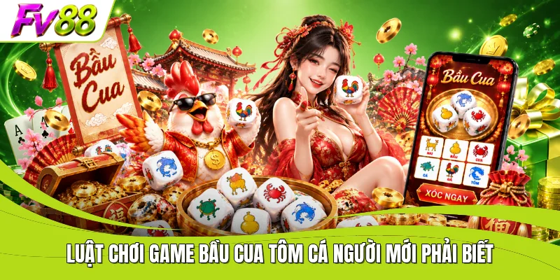 Luật chơi game Bầu Cua Tôm Cá người mới phải biết