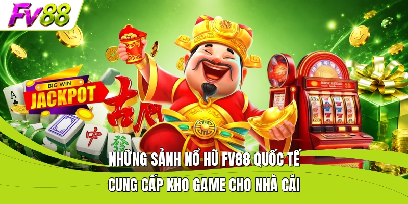Những sảnh nổ hũ FV88 quốc tế cung cấp kho game cho nhà cái